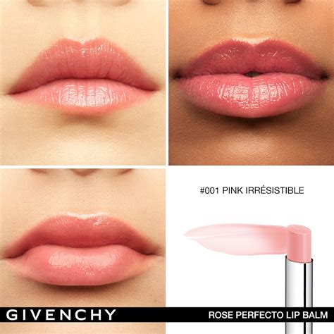 givenchy batom|givenchy rose perfecto lip balm.